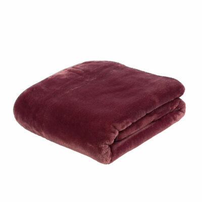 Mikroflauschdecke Premium-Cashmerefeeling Beere