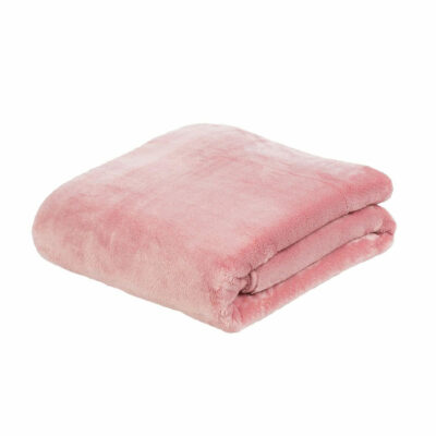 Mikroflauschdecke Premium-Cashmerefeeling Altrosa