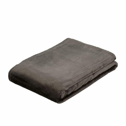 Mikroflauschdecke Memphis-Premium Braun