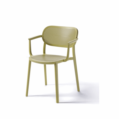 Stuhl Nuta Lime mit Armlehne – Bild 3