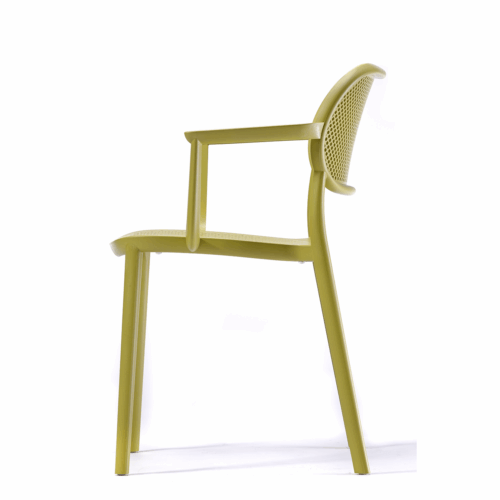Stuhl Nuta Lime mit Armlehne – Bild 2