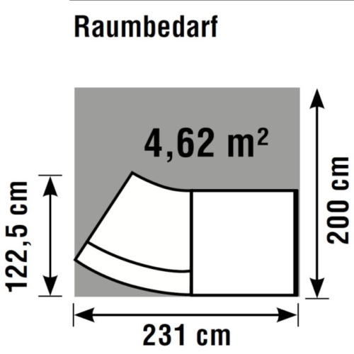Empfangstheke Bari B2 Weiß – Bild 3