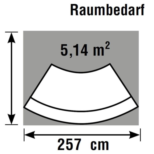 Empfangstheke Bari B1 Weiß – Bild 4