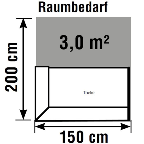 Empfangstheke Bari S1 Weiß – Bild 3