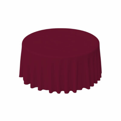 Runde Tischdecke Bordeaux