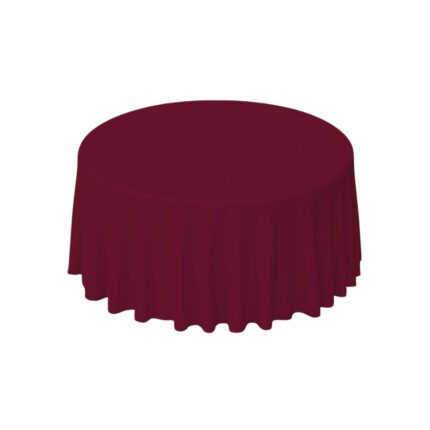 Runde Tischdecke Bordeaux