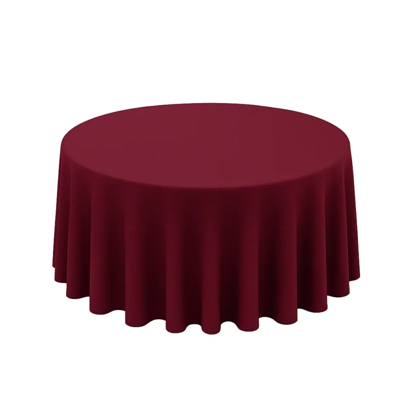 Runde Tischdecke Bordeaux