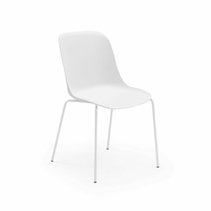 Stuhl Shell-M – Milchweiß
