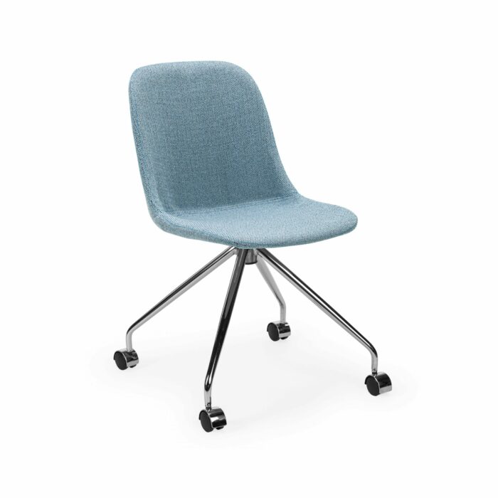 Stuhl Shell-O Pad – Eisblau
