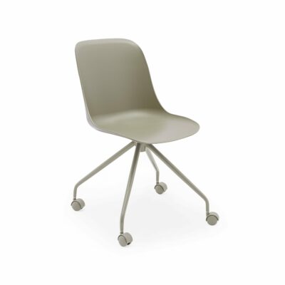 Stuhl Shell-O – Zementgrau