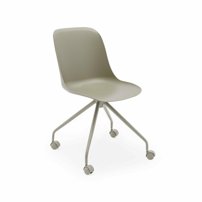 Stuhl Shell-O – Zementgrau