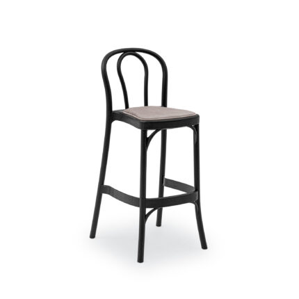 Barhocker SOZO Pad Schwarz 75 cm