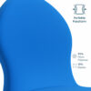 stuhlhusse blau