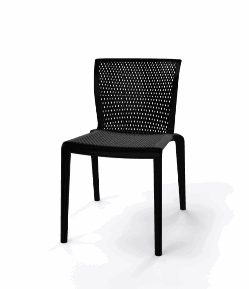 Stuhl Spyker Schwarz – Bild 1