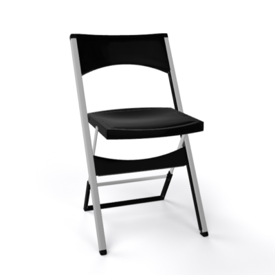 Klappstuhl Compact Schwarz