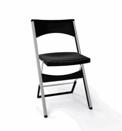 Klappstuhl Compact Schwarz