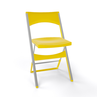 klappstuhl gelb