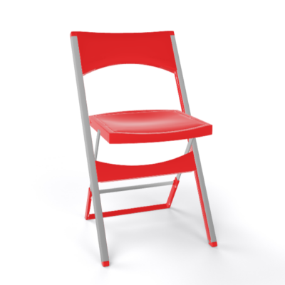 Klappstuhl Compact Rot