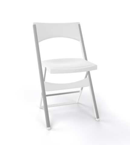 Klappstuhl Compact Weiß