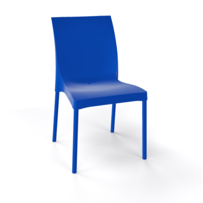 Stuhl Iris Dunkelblau