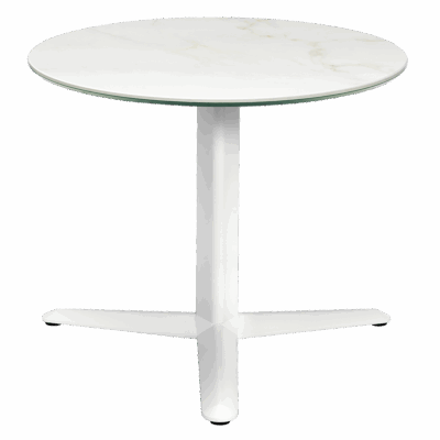 Runder Tisch Arket Porcelain Calacatta Gold