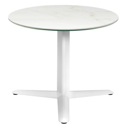 Runder Tisch Arket Porcelain Calacatta Gold