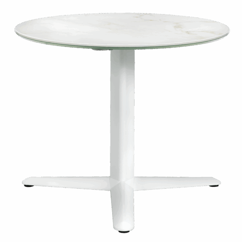 Runder Tisch Arket Porcelain Calacatta Gold – Höhe: 50 cm (2 Größen) – Bild 2