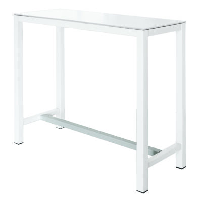 Stehtisch Banket Compactop-Platte Weiß / Weiß