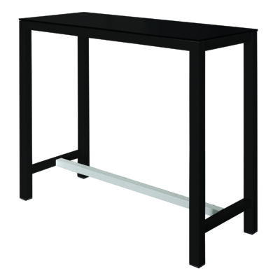 Stehtisch Banket Laminierte Platte Schwarz / Schwarz