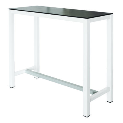 Stehtisch Banket Compactop-Platte Schwarz / Weiß