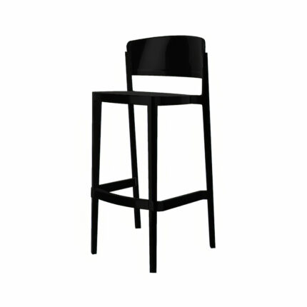 Barhocker Abuela 77 Schwarz