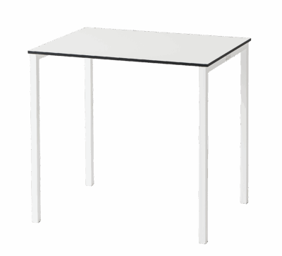 Tisch Claro Slim Weiß Höhe: 75 cm