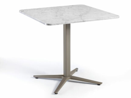 Quadratischer Tisch Hug Marmor Bianco Carrara
