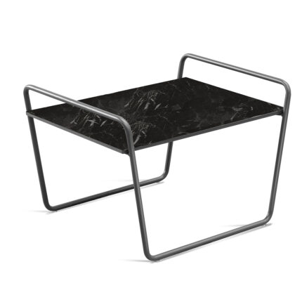 Tisch Nippy Marmor Schwarz 65 x 50 cm