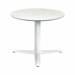 Runder Tisch Arket Porcelain Calacatta Gold