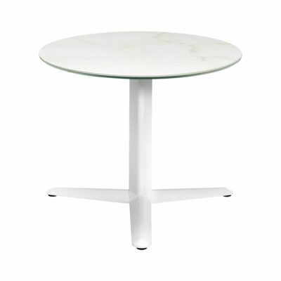 Runder Tisch Arket Porcelain Calacatta Gold