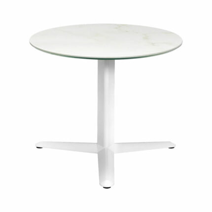 Runder Tisch Arket Porcelain Calacatta Gold