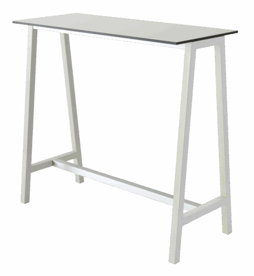 Stehtisch Step Frame Weiß