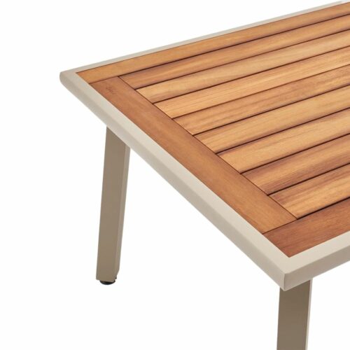 Gartenmöbel Set Milano Tisch Bella Stuhl - Sand – Bild 5
