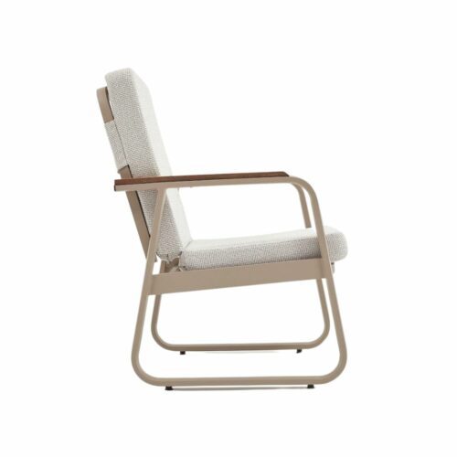Gartenmöbel Set Milano Tisch Bella Stuhl - Sand – Bild 7