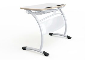 Schultisch Starline | Doppelplatz-MFC-Metallplatte