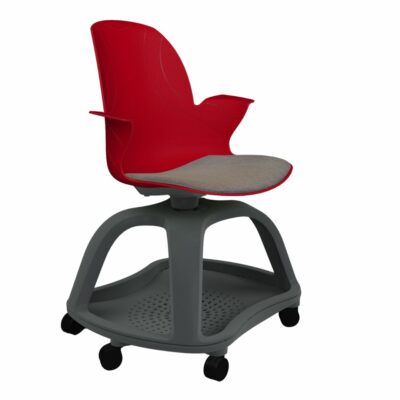 Schulstuhl Linx Gepolstert | X-Fuß - Lava