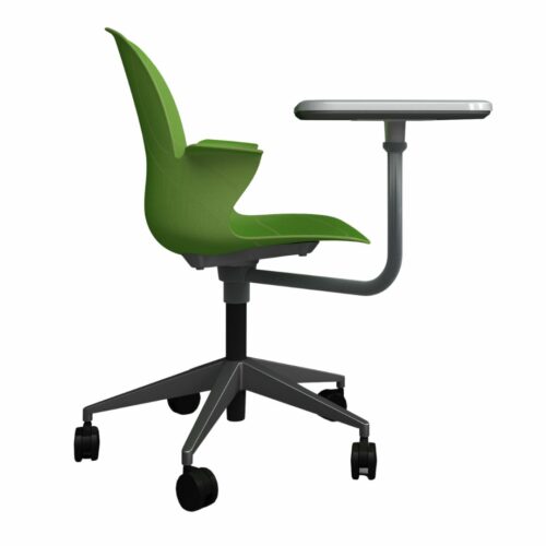 Schulstuhl Linx | Sternfuß - Schreibtablett - Avocado – Bild 3