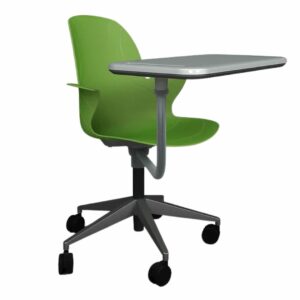Schulstuhl Linx | Sternfuß - Schreibtablett - Avocado