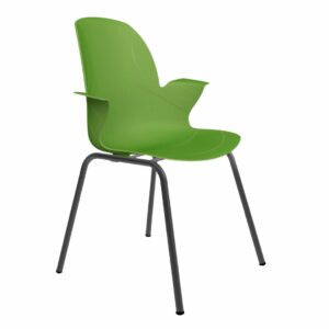 Schulstuhl Linx | Metall 4-Fuß – Avocado