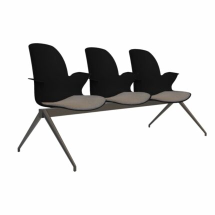Wartezimmer Stuhl Linx Gepolstert | 3-Sitzer Cosmos