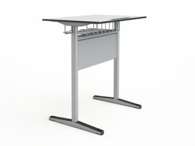 Schultisch Mars | Einzelplatz-HPL-Metallplatte