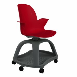Schulstuhl Linx | X-Fuß - Lava