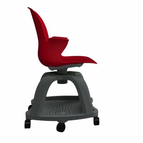 Schulstuhl Linx | X-Fuß - Lava – Bild 3