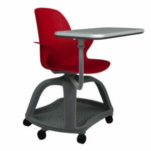 Schulstuhl Linx | X-Fuß - Schreibtablett - Lava